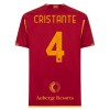 AS Roma Cristante 4 Hjemme 23-24 - Herre Fotballdrakt